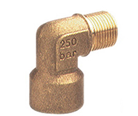 Brass Elbow 3/8M 1/4F