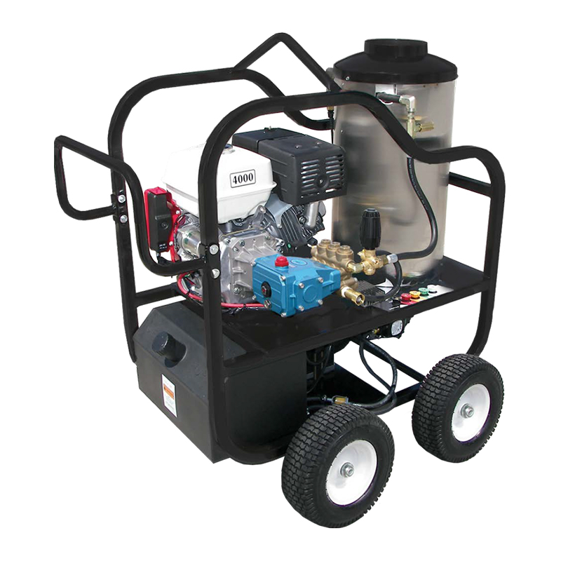 Petrol Powered Hot Water Pressure Cleaner - Hotshot 4000psi