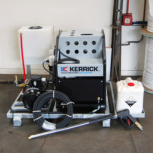 Hot Water Pressure Washer for Sanitization